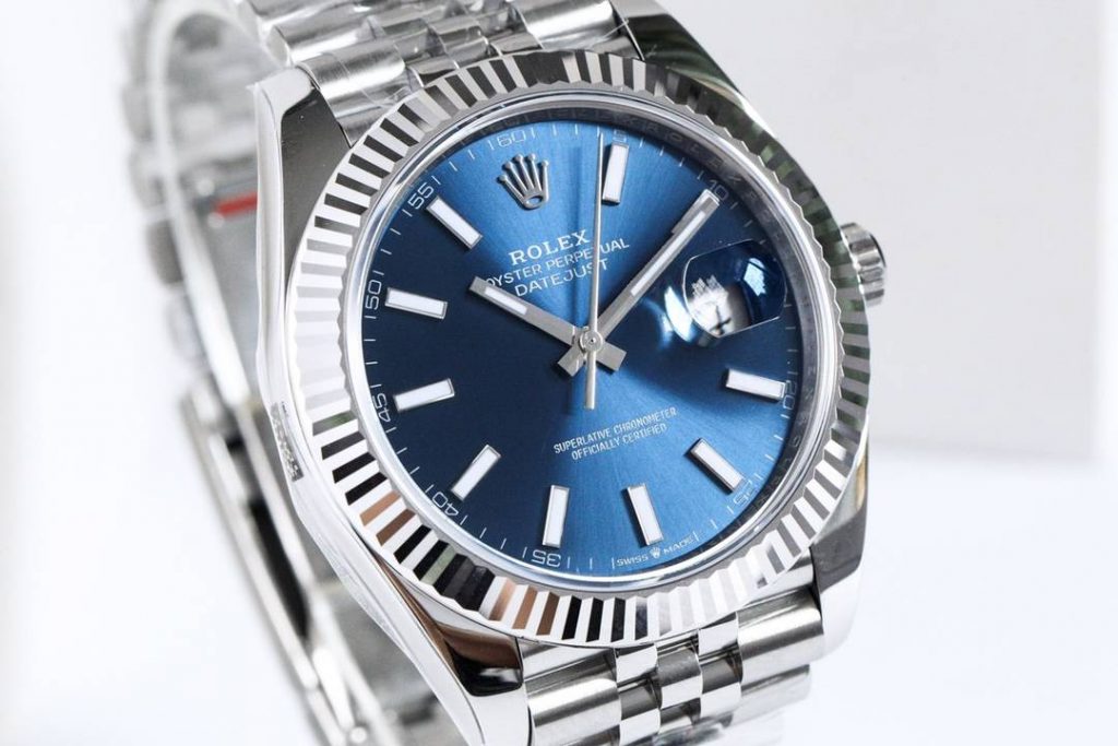 Display of the Super Clone Rolex watch dial